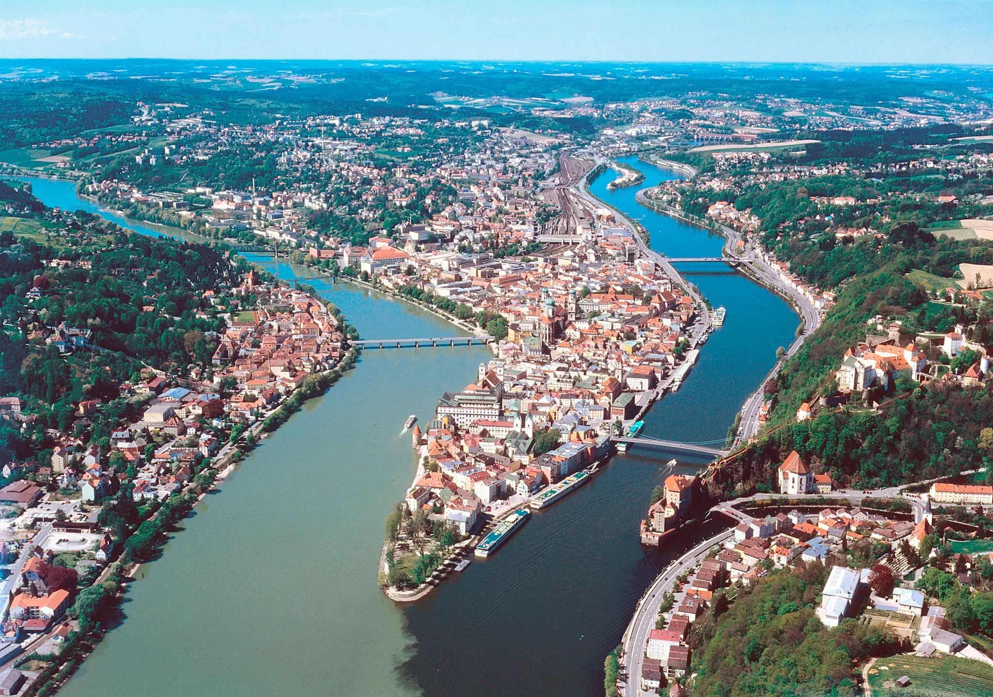 Passau Dreiflüsseeck